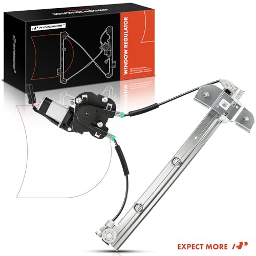 A-Premium Front Driver Side Power Window Regulator with Motor (2-Pin) - style: Front Driver
