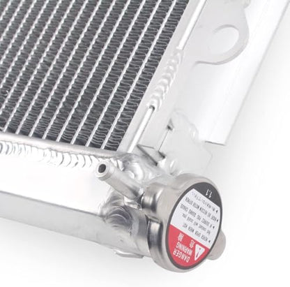 Full Aluminum Radiator For ATV Yama/ha YFZ450 YFZ 450 - size: 04-08 ATV Yamaha YFZ450