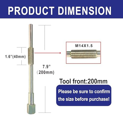 Primary and Secondary Drive Clutch Puller Tool for Can Am Commander/Renegade/Defender/Outlander/Maverick 330/400/450/500/570/800/850/1000 R Max (M12×1.75/M14×1.5/M8×1.25)