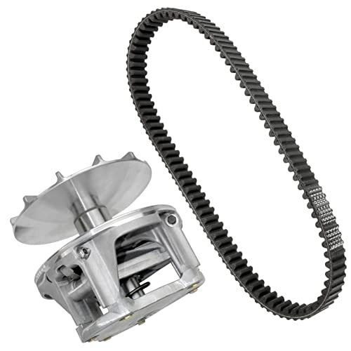 Caltric Complete Primary Drive Clutch with Aramid Belt Compatible with Polaris Sportsman 570 2014 2015 2016 2017 2018 2019 2020 2021 2022-2024