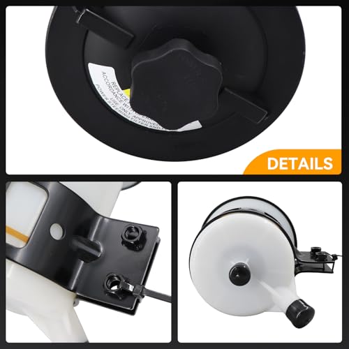 603-5106 Power Steering Reservoir Tank with Cap & Bracket - size: 603-5106