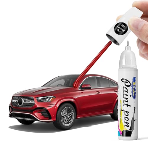 996 Cardinal Red Touch Up Paint Compatible with Mercedes Benz - color: Cardinal Red 996