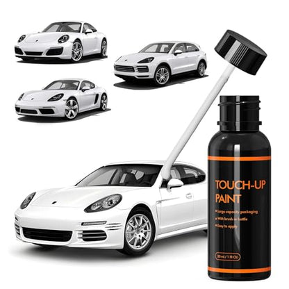 C9A White Touch Up Paint Compatible with Porsche, Automotive Paints - color: C9A White