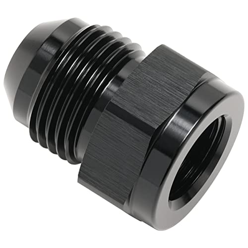 6AN Female to 8AN Male Flare Expander Fitting Adapter Aluminum Black - color: Black, size: 6AN Female to 8AN Male