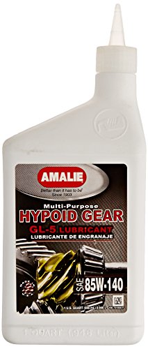Amalie (73156-56) API GL-5 Certified 85W-140 Hypoid Multi-Performance Gear Oil - 1 Quart - size: 1 Quart