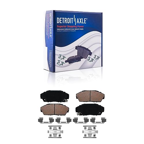 Detroit Axle - Brakes Kit Drilled Rotors Brake Pads for Integra Honda Civic - size: 8PR50394/KIT