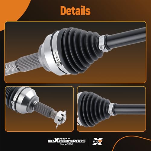 maXpeedingrods Front Left CV Axle Assembly for Nissan Rogue - size: for 66-6285-L