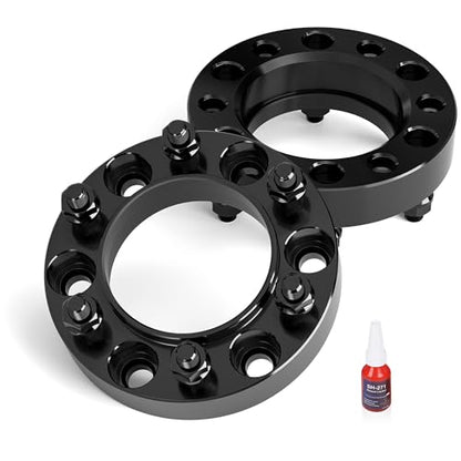 6x5.5 Hubcentric Wheel Spacers 1.25 Inch for 1995-2023 Tacoma 4Runner with Extend Lug Nuts, 6x139.7mm Forged Wheel Spacer with 106mm Bore 12x1.5 Studs for Tundra FJ Cruise Fortuner Sequoia GX460 GX470 - size: 1.25 Inch