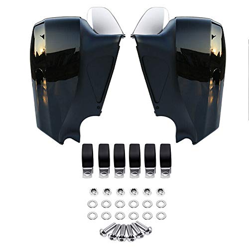 TCT-MOTORPARTS Hard Lower Vented Fairing Inner Kit Fit for Indian Chieftain 14-18 Springfield 2016-2025 Chieftain Dark Horse - color: Vivid Black Lower Fairing