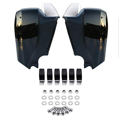 TCT-MOTORPARTS Hard Lower Vented Fairing Inner Kit Fit for Indian Chieftain 14-18 Springfield 2016-2025 Chieftain Dark Horse - color: Vivid Black Lower Fairing