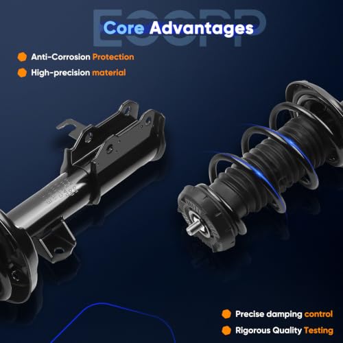ECCPP Complete Struts Spring Assembly Front for Chevrolet Cruze 2011-2012 - size: 272627 372664
