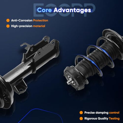 ECCPP Complete Struts Spring Assembly Front for Chevrolet Cruze 2011-2012 - size: 272627 372664