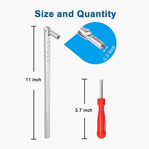 Riseuvo Tire Valve Stem Puller and Installer Tool Kit for Cars, Trucks