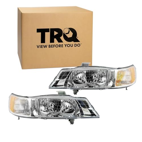 TRQ 2 Piece Headlight Assembly Set Driver & Passenger Side - style: HLA74368
