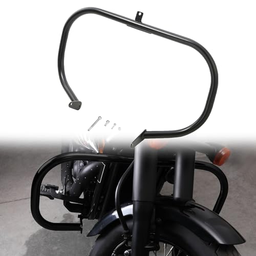 Green-L Highway Crash Bar Fit for Honda 2004-2025 Shadow AERO VT750 2010-2025 Phantom 2007-2014 Spirit C2 Shaft Drive Motorcycle 1 1/4" Engine Guard Protector - color: Black