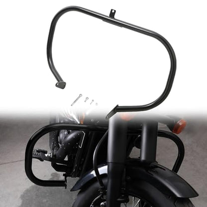 Green-L Highway Crash Bar Fit for Honda 2004-2025 Shadow AERO VT750 2010-2025 Phantom 2007-2014 Spirit C2 Shaft Drive Motorcycle 1 1/4" Engine Guard Protector - color: Black