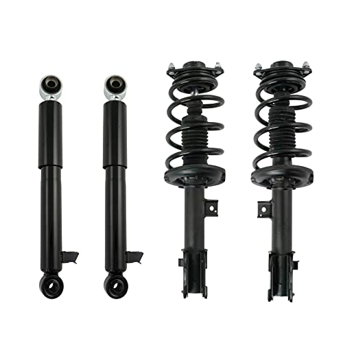 TRQ Front and Rear Complete Strut Assembly & Shock Absorber Kit Complete