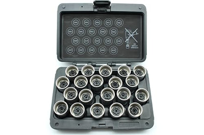 TEMO 20p Anti-Theft Wheel Lock Lug Nut Removal Security Socket for Volvo B - size: Set B (20 pieces)