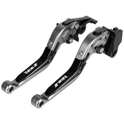 Brake Clutch Levers Fit for Kawasaki Vulcan S 650 2015‑2025 - color: Titanium&Black