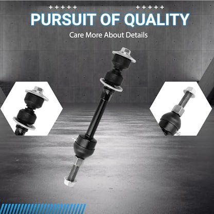 Sway Bar Link Front Compatible With 2002-2010 Dodge Ram 1500, 2011-2013 Ram 1500 2500 3500 Stabilizer Sway Bar End Links, K7400 - size: K7400