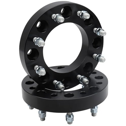 IRONTEK 8x200mm Wheel Spacers Compatible for Ford F350 2005-2025 Super Duty DRW, for Ram 3500 2019-2025 DRW, 8x6.5 Wheel Spacer 1.5 inch Thread Pitch M14x1.5 Hub Bore 142mm 2PCS - size: 8x200-2PCS