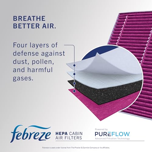 Febreze Odor Control UNSCENTED HEPA Cabin Air Filter by PUREFLOW RZ18110H - style: HEPA