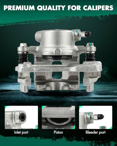 SCITOO 1PC 19B1213 Front Left Disc Brake Caliper With Bracket - size: Front Driver[19B1213]