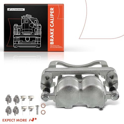 A-Premium Front Right Passenger Disc Brake Caliper with Bracket - style: Front Passenger Side