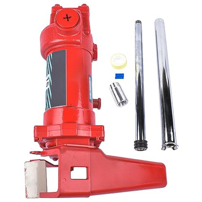 15GPM 12 Volt Fuel Transfer Pump DC Transfer Pump Cast Iron Heavy Duty Transfer Pump for Gasoline Diesel Kerosene Ethanol Methanol Blends Biodiesel Vahaha - color: 15GPM Red