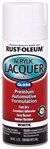 Rust-Oleum Automotive Acrylic Lacquer Spray Paint, Gloss White - color: Gloss White