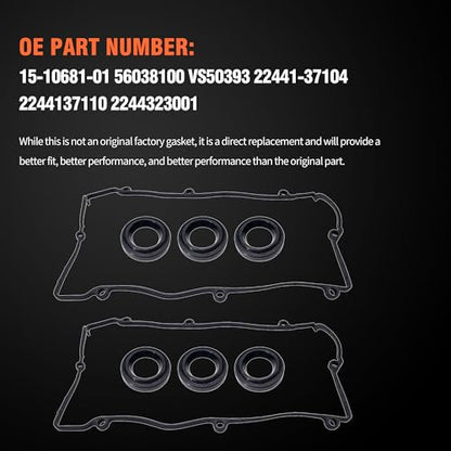 HiSport VS50641R Valve Cover Gasket Set - color: VS50641R