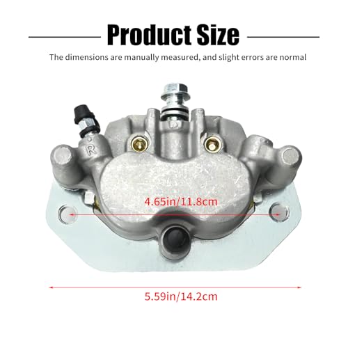 Front Brake Caliper Replacement for Yamaha Viking 700 2014-2022 Replacement for Wolverine X2 X4 700 850 2014-2022, Replaces 1XD-2580U-00-00 2PG-2580T-00-00 2PG-2580U-00-00
