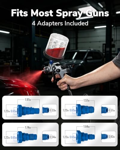 ROBLOCK 600ML Disposable Paint Cup System for HVLP Spray Gun - size: 600ML