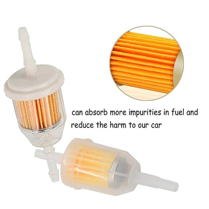 Fuel Filter 1/4", 5/16" Inner Diameter fits John Deere Compact Utility 1023E 1025R 1026R