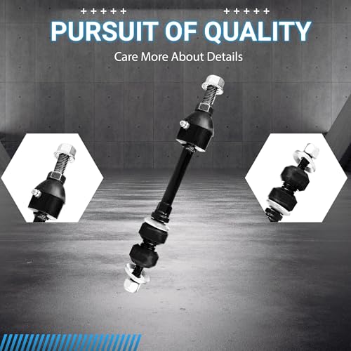 Sway Bar Link Front Compatible With 2005-2008 Ford F-150 4WD, 2006-2008 Lincoln Mark LT 4WD Stabilizer Sway Bar End Links Kit K80338 - size: K80338