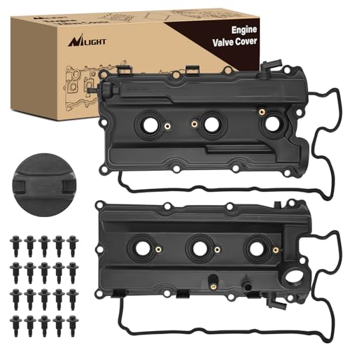 Nilight Engine Valve Cover with Gasket Replace# 13264-EA200 13264-EA210 - size: for Nissan Frontier 2005-2019, Pathfinder 05-12