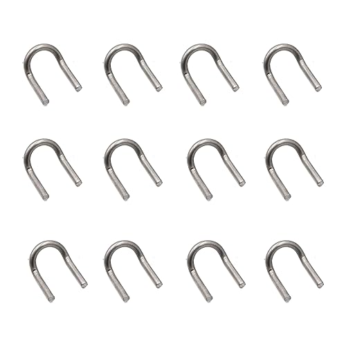 Universal Motorcycle Exhaust Springs Fasteners, Exhaust Pipe Muffler Spring Hook Tool, Stainless Steel Exhaust Spring Welding Hook Fasteners Set of 12 (Silver) - color: Silver 12 Pack