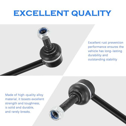 K80946 K80948 Front Stabilizer Sway Bar Link Kit for Toyota Tacoma 2005-2014 Base 4WD & Pre Runner RWD, for Tacoma 2015-2019 All Models - size: K80948 K80946