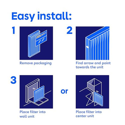 Filtrete 15x20x1 Air Filter, MERV 11, MPR 1000, Allergens & Pet Dander, 3-Month AC and Furnace Filters, Cleaner Air, Reliable Airflow, 4 HVAC Filters (Actual Size 14.81 x 19.81 x 0.81 in) - size: 15x20x1
