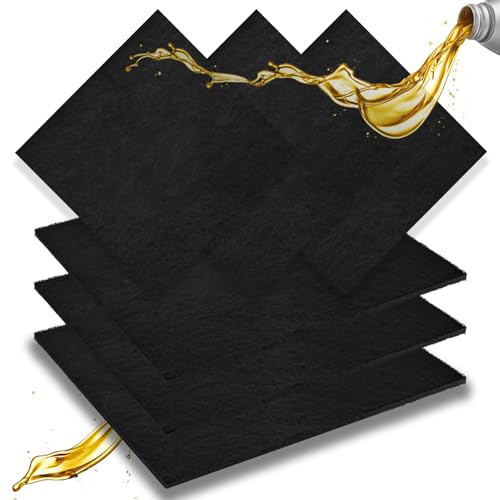 6 Pack 22" Oil Drain Splash Pad, Square Oil Change Mat, Oil Splash Pad - size: 6Pcs