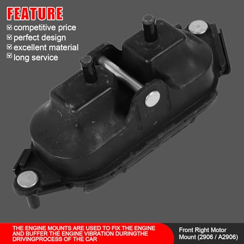 6Pcs Engine Motor & Trans Mount Kit Fit for 2000-2005 Chevrolet Impala 3.4L - size: 2000-2005 for Chevy Impala 3.4L,3.8L