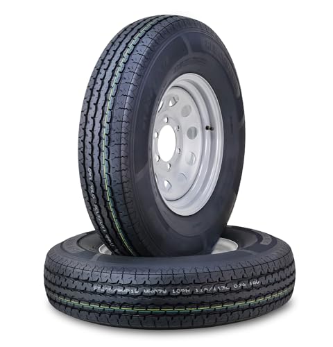 Free Country Trailer Tire Wheel ST205/90R15 10PR 118L 6X5.5" Silver Mod Pk2 - size: ST205/90R15