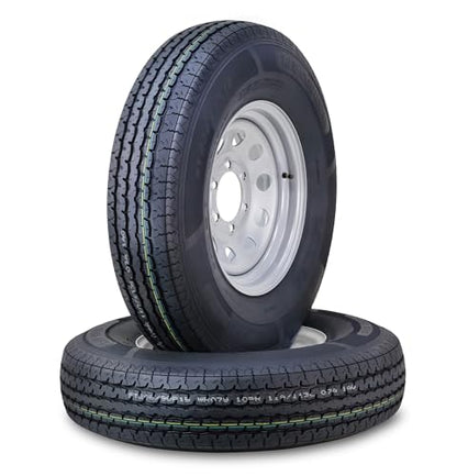 Free Country Trailer Tire Wheel ST205/90R15 10PR 118L 6X5.5" Silver Mod Pk2 - size: ST205/90R15