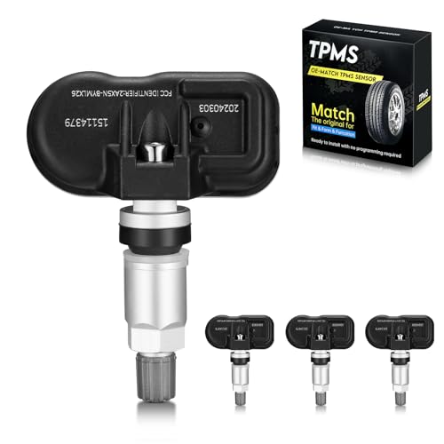 BDFHYK 315MHZ TPMS Sensors Compatible with Chevy GMC, Compatible with Cadillac GM Tire Pressure Monitoring System Replaces# #15114379 15122618 8151226180 4 Pack - style: 15122618
