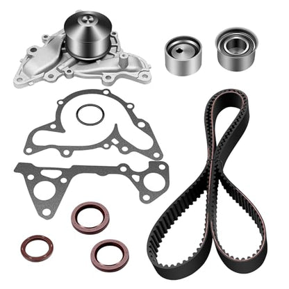 ECCPP Engine Timing Belt Kit with Water Pump Compatible for Chrysler