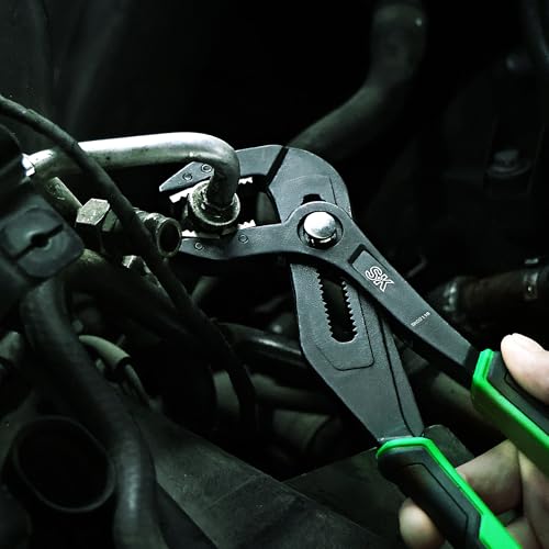 SK 10'' Water Pump Pliers, Self-adjusting Jaw Groove Joint Pliers - size: 10" Groove Joint Pliers