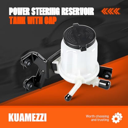 603-938 Power Steering Reservoir/Tank with Cap and Bracket for Toyota Highlander 2001 2002 2003 2004 2005 2006 2007 2008 Replaces#4436048030 - size: 603-938