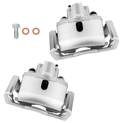 cciyu Rear Left & Right Disc Brake Calipers w/Bracket 18-B4837 18-B4836 - size: Rear[18-B4837+18-B4836]