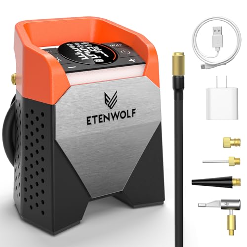 ETENWOLF Zephyr S5 Heavy-Duty Tire Inflator Portable Air Compressor