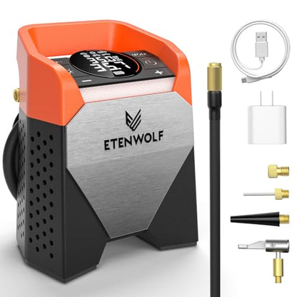 ETENWOLF Zephyr S5 Heavy-Duty Tire Inflator Portable Air Compressor